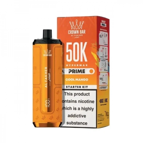 Al Fakher Hypermax Prime 50K Prefilled Refill Kit | Cool Mango